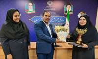 مراسم تقدیر از قهرمان مسابقات شطرنج بانوان سازمان آموزش فنی و حرفه‌ای کشور در اداره کل آموزش فنی وحرفه‌ای استان سمنان